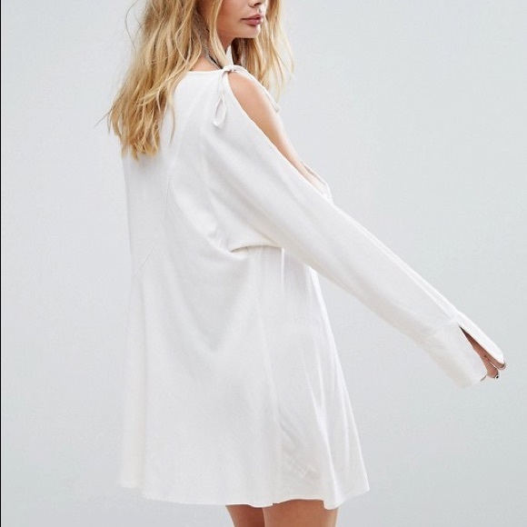 NWT Free People Clear Skies Cold Shoulder Dress - Picture 3 of 8